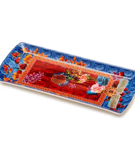Palais Royal - Vassoio rettangolare Rosso - Linea Foulard