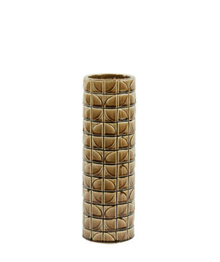 Light e Living - Vaso Philo 14 x 43 - Marrone Piccolo