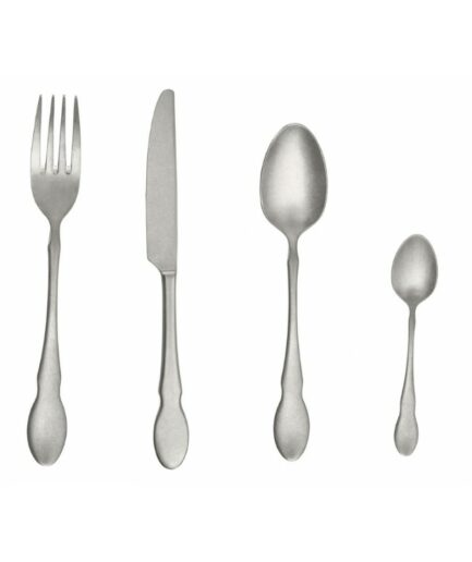 Brandani - Set Posate Antichi Sapori 24 Pz - Inox Opaco
