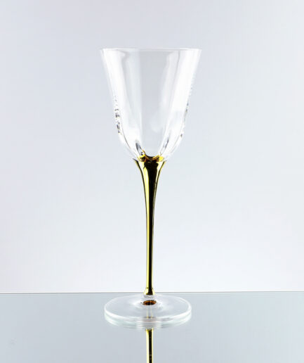 Weissestal - Set 6 Pz Calice Vino Tuli Optic Gold 12 kt