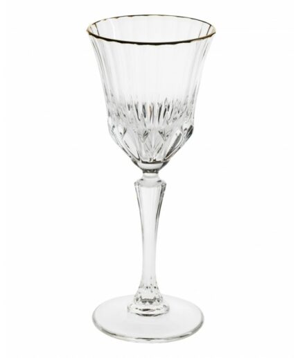 Brandani - Set 6 Calici Oh My Gold - In Cystal Glass