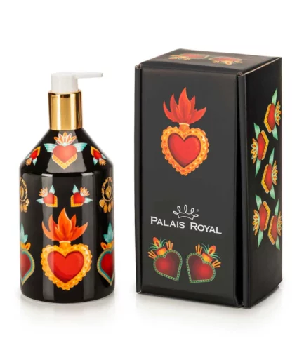PALAIS ROYAL - Dispenser per Sapone Portasapone 18cm Nero Porcellana