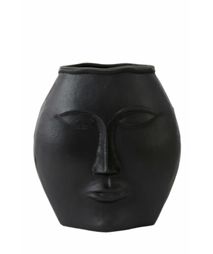 Light e Living - Vaso deco 34x16x35 cm -  FACE nero
