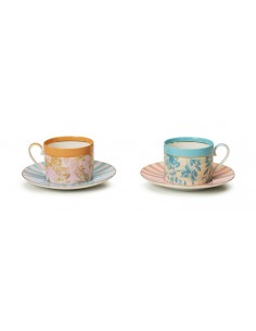 PALAIS ROYAL - Set 2 Pezzi Tazza Te' The Porcellana 16cm - Linea Portofino