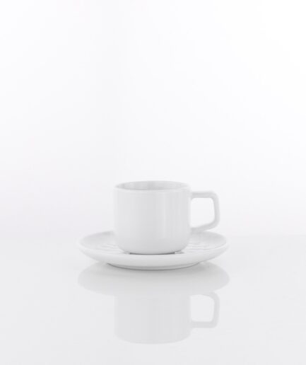 Weissestal - Set 6 Pz  tazze caffè - Tile White