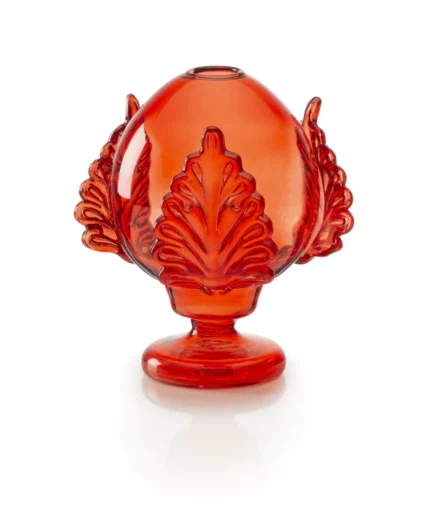PALAIS ROYAL Pumo Pugliese Vaso Diffusore Vetro H20cm c/Bastoncini Rosso