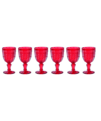 Brandani - Calice Rosso Set 6 Pz - Rouge
