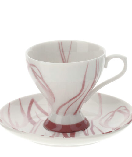 Hervit - Box Tazzine Caffè Tulip - Rosa