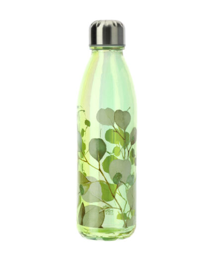 Hervit - Borraccia in vetro Botanic - Verde