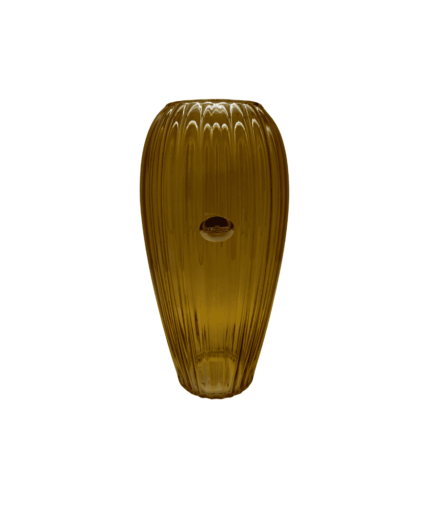 Ilary Queen - Vaso in Vetro Medio - Ambra