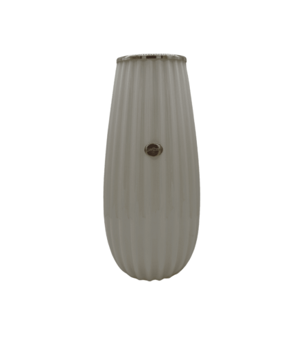 Ilary Queen - Vaso in Vetro con Ghiera Grande - Panna