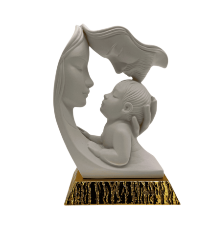 Fantin Argenti - Sacra Famiglia Bianca Base Oro - Grande